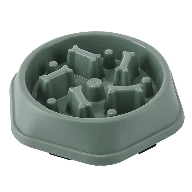 Alimentador lento para cães, tigela anti-asfixia para comida de cachorro, antiderrapante