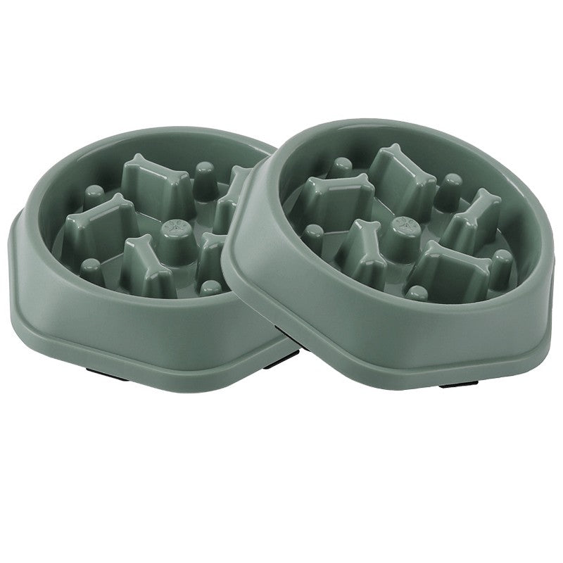 Alimentador lento para cães, tigela anti-asfixia para comida de cachorro, antiderrapante
