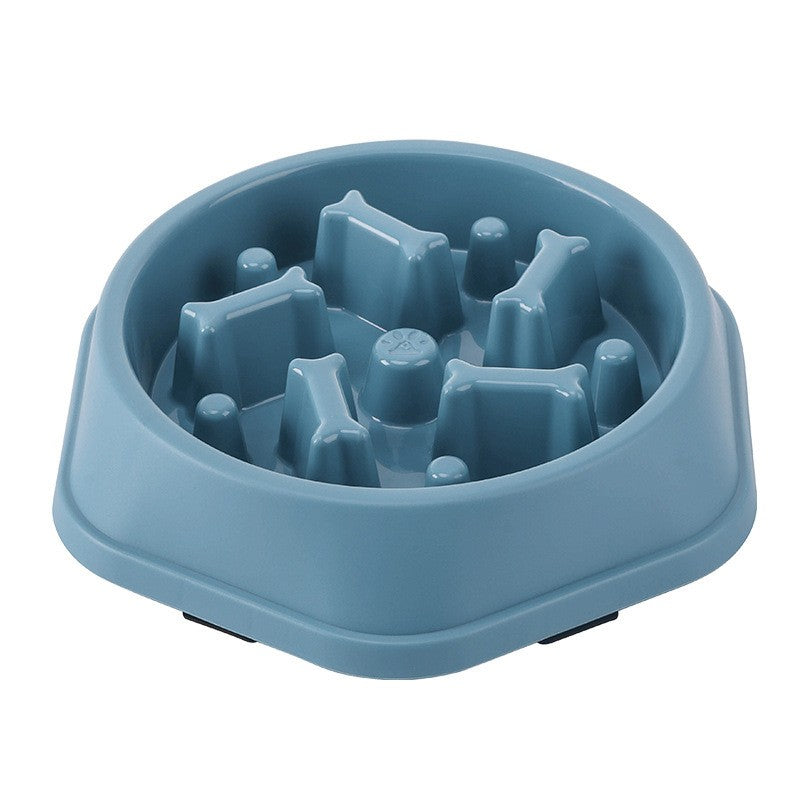 Alimentador lento para cães, tigela anti-asfixia para comida de cachorro, antiderrapante